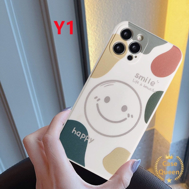 Soft Case Tpu Motif Smile Untuk Samsung A13 A53 A22 A03 A32 A03S A33 A52 A50 F22 M12 M32 A71 A10S A20S A30S A72 A11 A51 A52 A70 A51 A3S