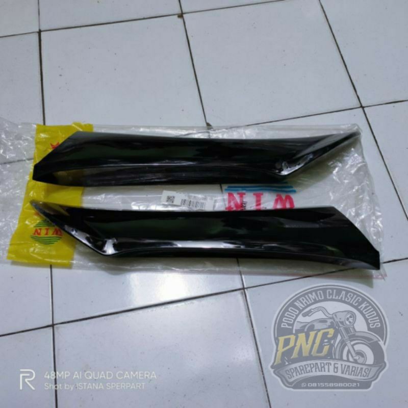 Legshil luar supra x 125 2005-2007 lama. Dek sayap pelindung kaki supra x 125 2005-2007