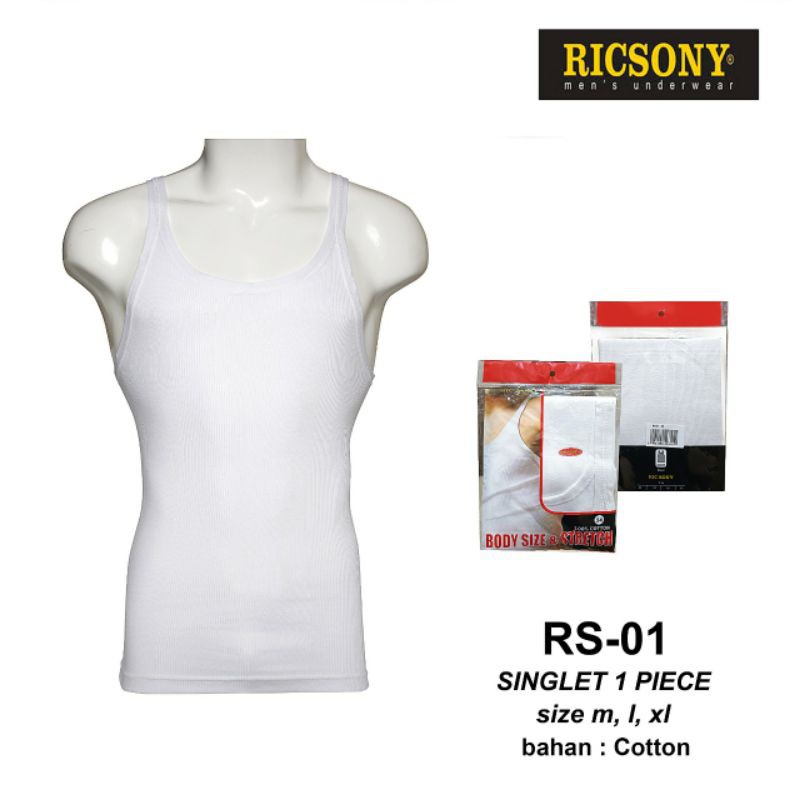 Ricsony Singlet RIB 2x1 RS-01