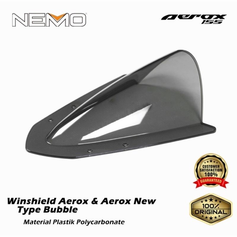 Windshield Aerox 155 New Old Visor aerox Original Nemo