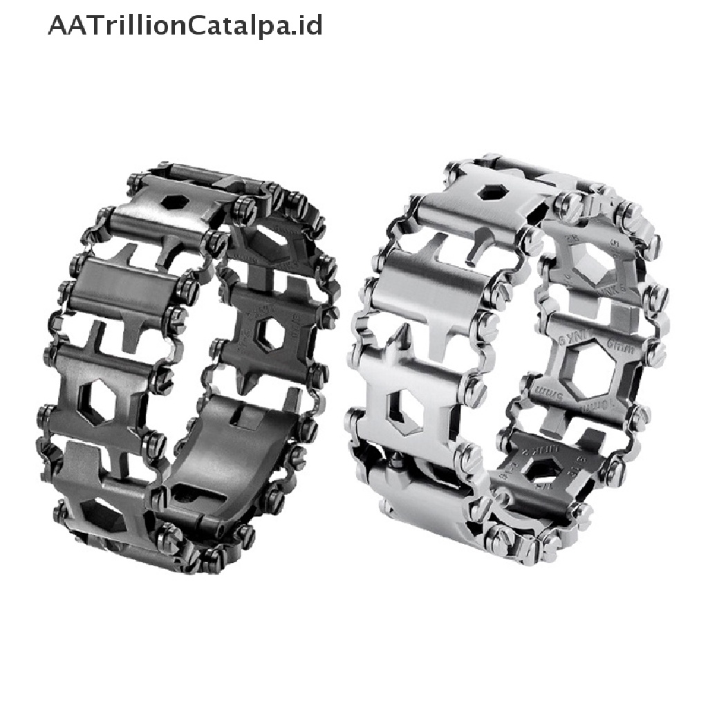 Tread Gelang Tangan Multifungsi Bahan Stainless Steel Untuk Alat Pertukangan