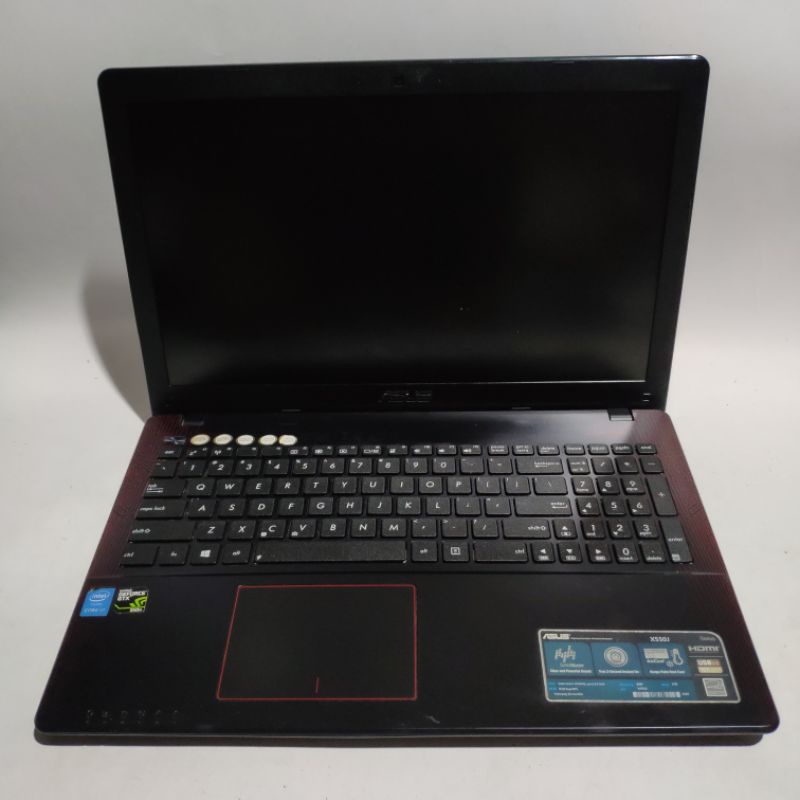 laptop dewanya gaming asus x550jx - core i7 8core - dual vga Nvidia GeForce GTX - ram 16gb