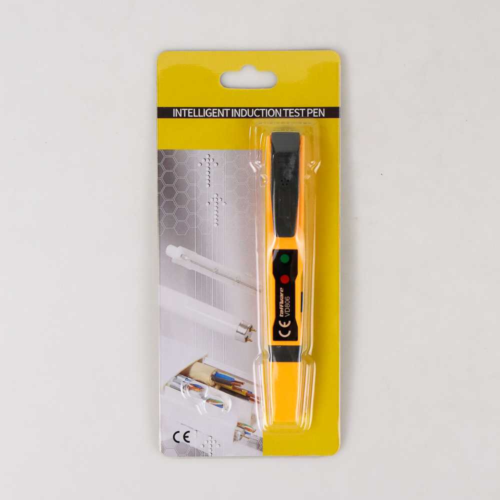 ANENG  tespen Tester Non Contact AC Voltage Alert Detector 12 - 1000 V - VD806 tespen Tester Non Contact Pena Detektor Tegangan AC Non-kontak Penguji Tegangan BSIDE, Multimeter Terintegrasi, Sensor Listrik Jangkauan Ganda Kabel Live V-alert ANENG Tester P