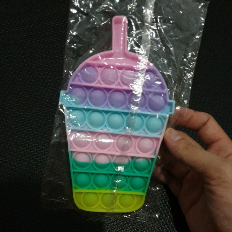 [50+ Model Pop It] POP IT ALL VARIANT | Popit Rainbow Macaron Sugus UV Colorful-Boba Cup Macaron