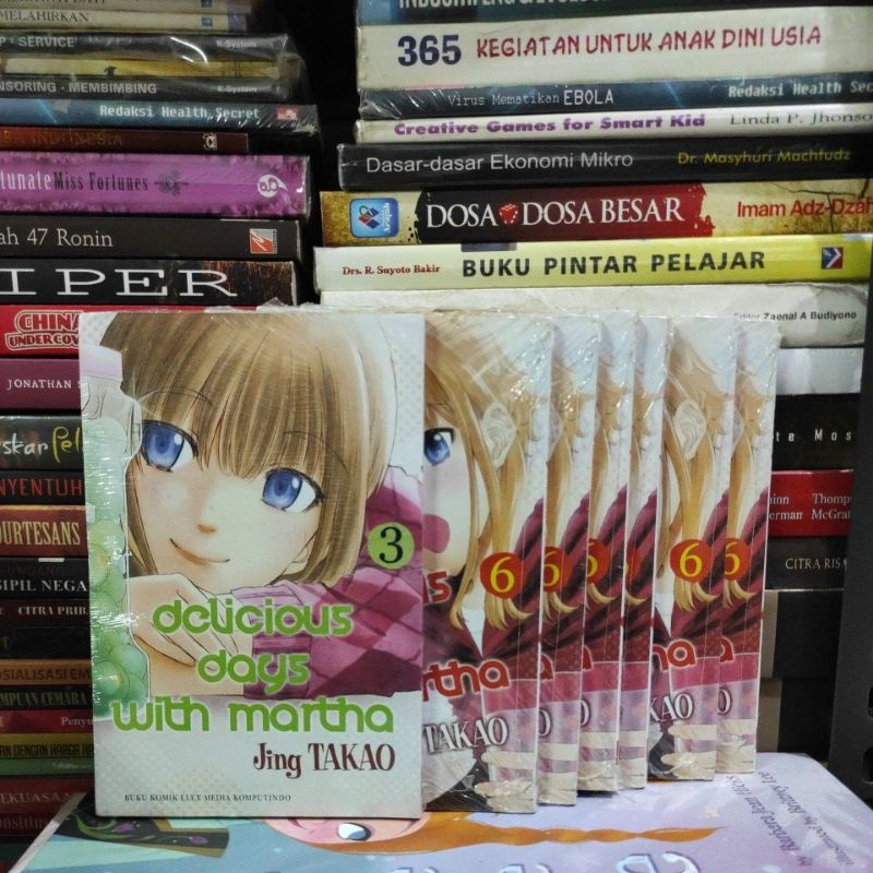 KOMIK ORIGINAL DELICIOUS DAYS WITH MARTHA JING TAKAO KOMIK BARU EDISI LAMA CABUTAN BOLEH BELI SATUAN