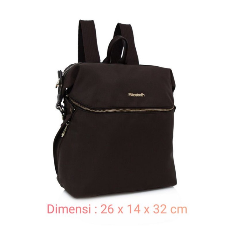 Tas Elizabeth Nirvelli Backpack Original - Coffee