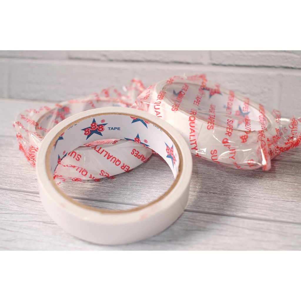 

(Lebar 24mm) Double Tape / Perekat 2 Sisi 10 Yard