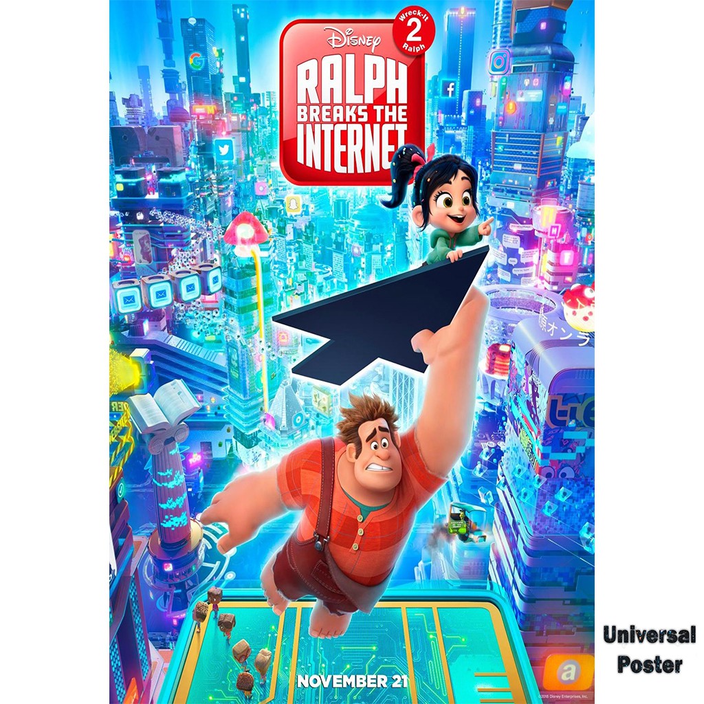 Poster Film Ralph Breaks The Internet Shopee Indonesia