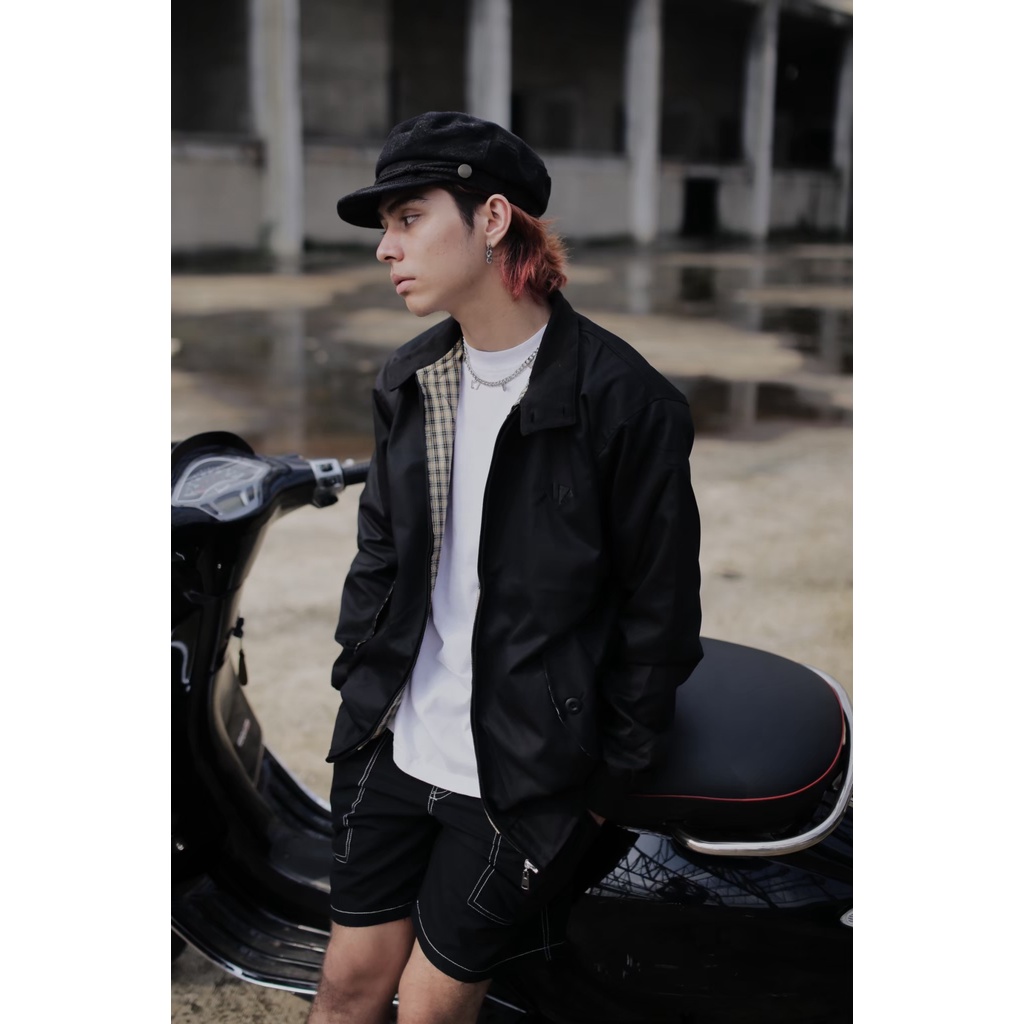 Jaket Bomber Jaket Harrington Jaket Noise Project Cream