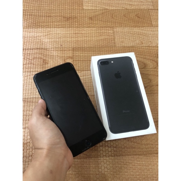 iphone 7+  128 gb black mulus free softcase