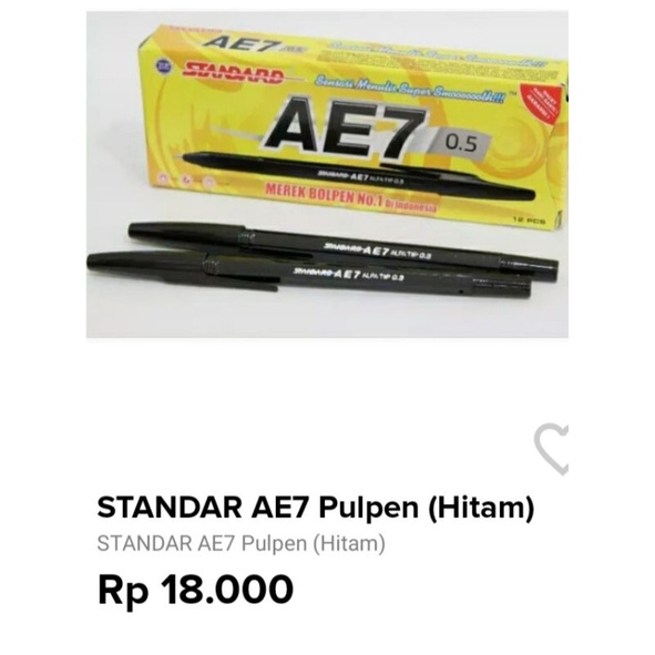 

Pulpen standart