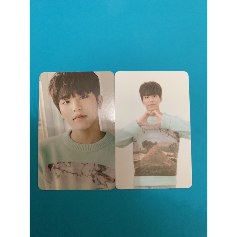 treasure full album fa jungwoo photocard pc blue version