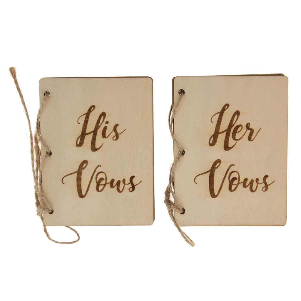 Home Furniture Diy Wedding Supplies His Vows Her Vows Booklets