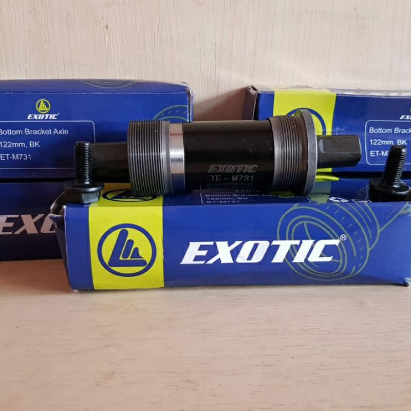 BB Kotak 122 Bottom Bracket untuk sepeda Lipat/Minion/MTB/Fixie BB Bearing