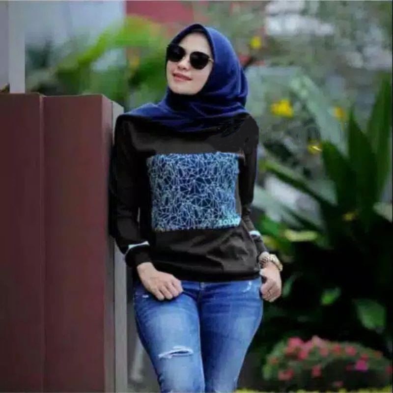 BISA COD✓ BLOUSE GRAVIT JUMBO / KAOS ATASAN ZOLAQU / ATASAN MUSLIM LENGAN PANJANG / ATASAN WANITA JU