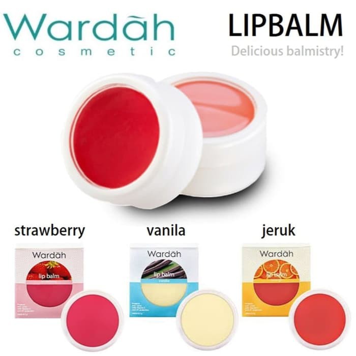 LIP BALM BIBIR WARDAH 3 WARNA