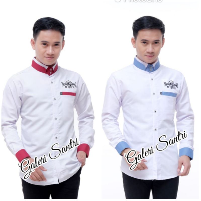 Kemeja NU Lengan panjang, Kemeja nu, Kemeja Muslim, baju nu, Kemeja dewasa
