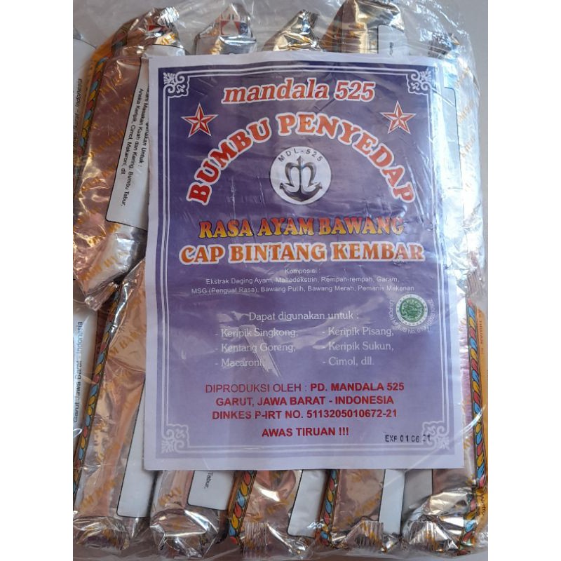 

Bumbu Rasa ayam bawang CAP Bintang kembar 1ball (12pcs) @250g