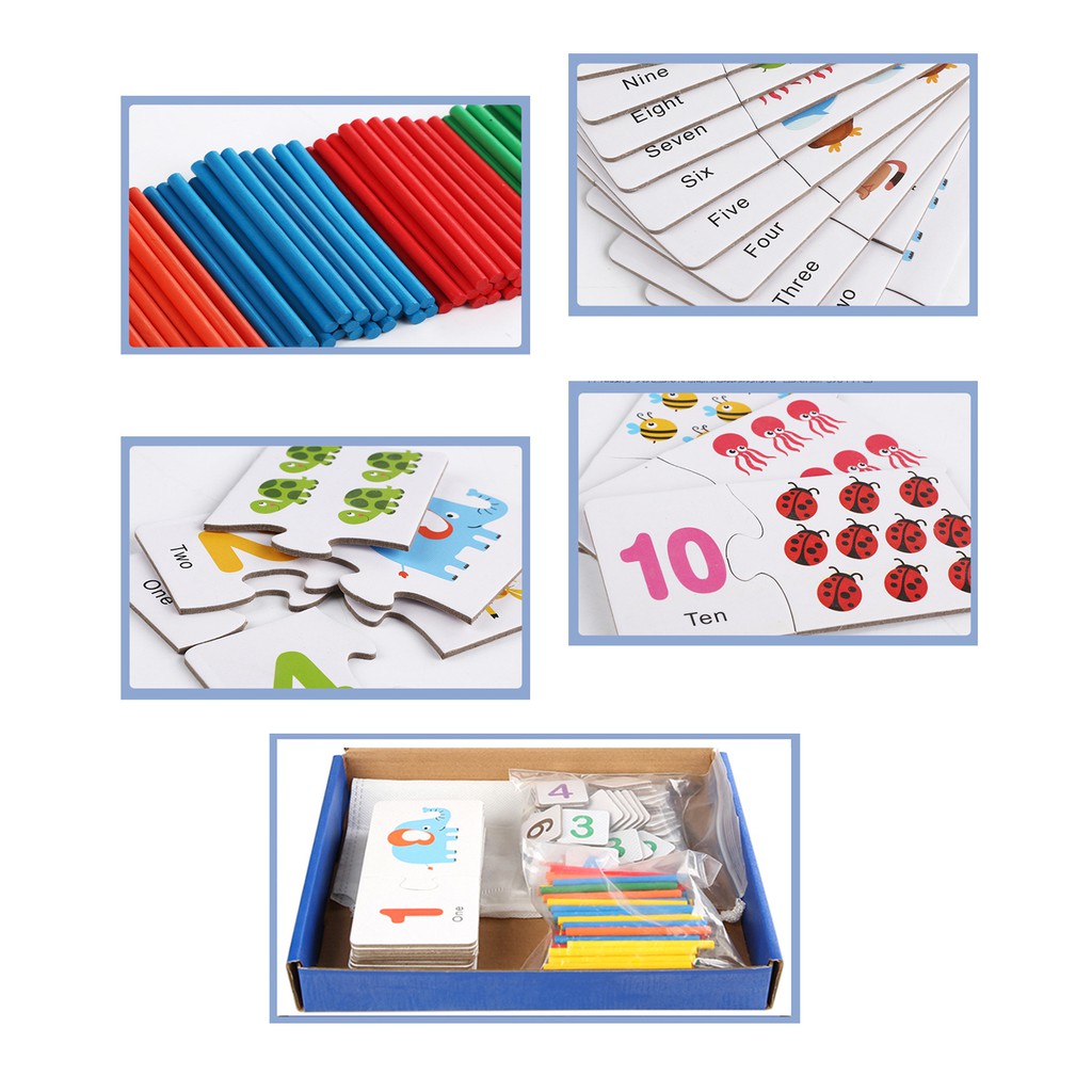 Mainan Edukasi Edukit  Toys  Bermain Belajar Matematika Math Enlightenment  Puzzle