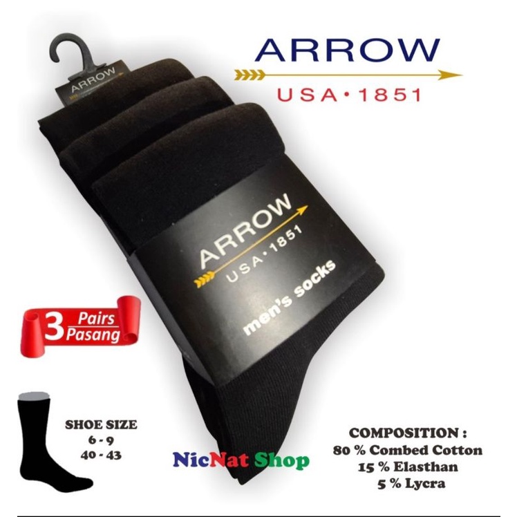 KAKI PRIA ARROW KAOS KAKI PRIA ARROW 3in1 / MEN SOCKS ARROW 3in1 (ARC 3in1)