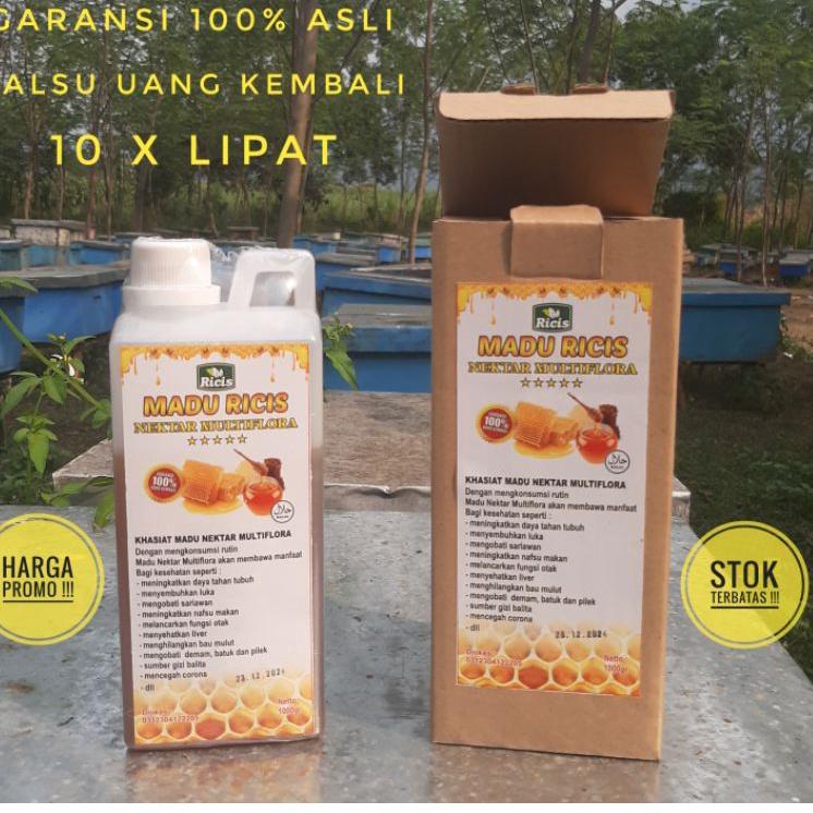 

➘ PROMO 1 Kg Madu murni Multiflora Madu Randu Madu Kaliandra Madu Hutan Madu Asli Hutan Madu hitam pahit ( Raw Honey )Madu Multi Flora Madu mentah Honeycomb madu peras Madu ricis Madu multi flora Madu murni asli nektar multiflora テ