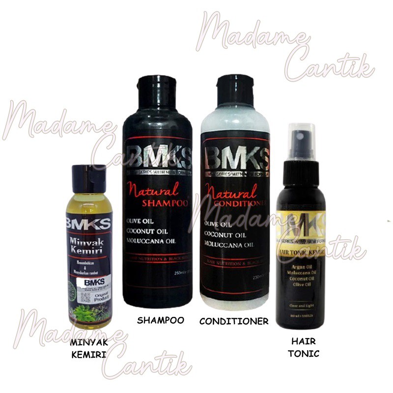 ✿ MADAME ✿ BMKS HAIR TONIC KEMIRI SHAMPOO CONDI BPOM ORIGINAL