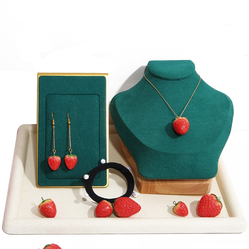 2 Pcs Multi-Ukuran Merah Manis Buah Strawberry Resin Pesona Liontin Anting-Anting Kalung untuk DIY Fashion Perhiasan Membuat Aksesoris