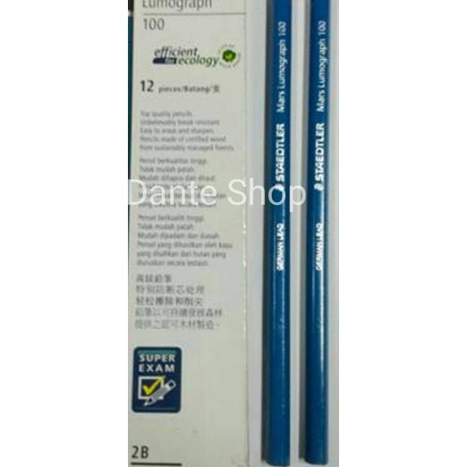 

♞ Pensil 2B Staedtler Pensil Ujian ( per Lusin ) ➻