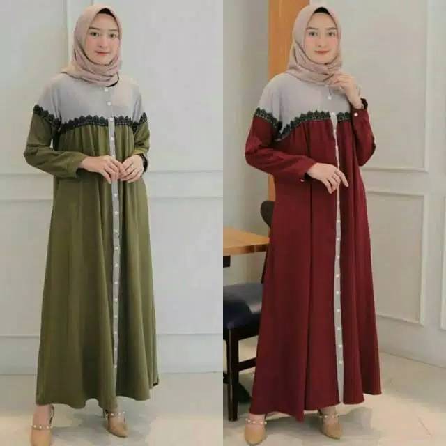 Viola dress baju gamis  fashion muslim