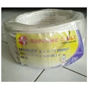 Unik Kabel Listrik Supreme Serabut NYMHY 2x0 75   1 Roll   50 Meter Murah