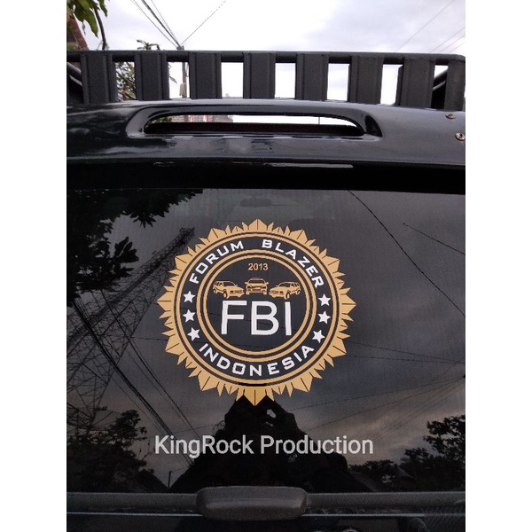 Logo FBI Stiker ( Forum Blazer Indonesia )