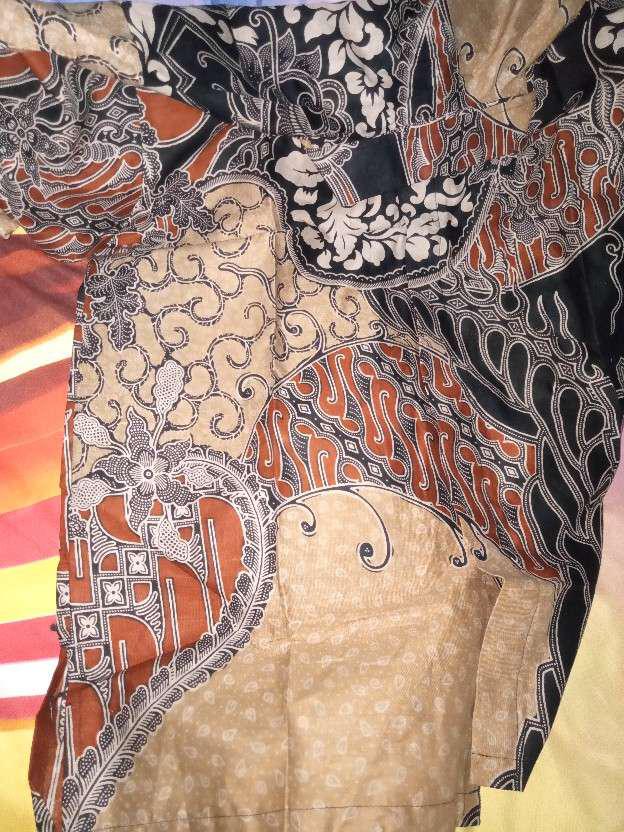 Kemeja Batik Pria Lengan Panjang Baju Seragam Batik Cowok Panjang