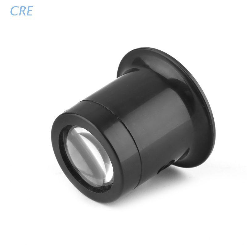 CRE  10X Monocular Glass Magnifier Watch Jewelry Repair Tools Loupe Lens Black