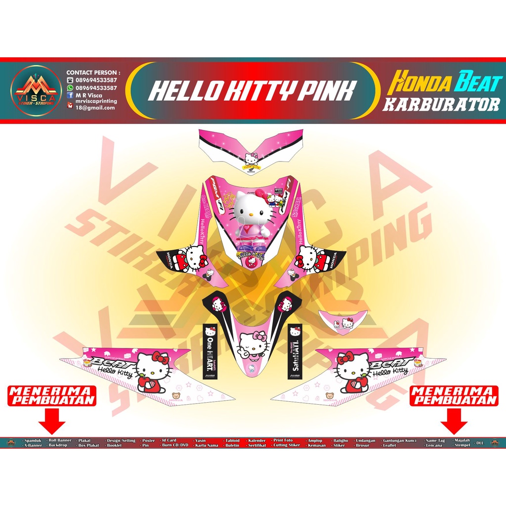 decal beat decal beat karbu fullbody - decal motor stiker beat karbu fullbody