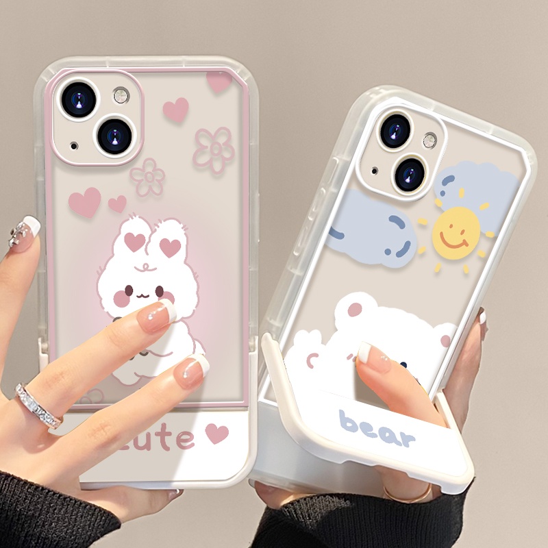 Soft Case TPU Transparan Shockproof Cover iPhone 12 13 Se 2020 6 6S 7 8 Plus X XS XR 11 Pro Max