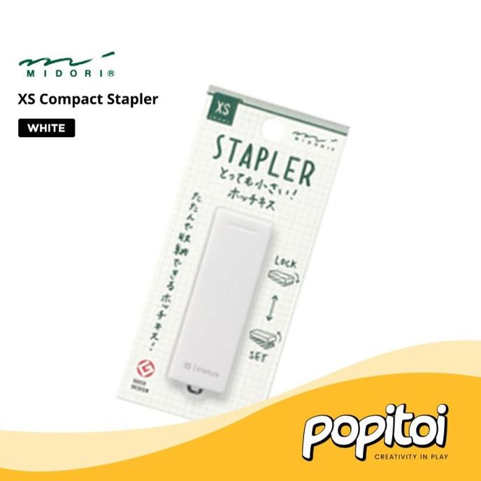 

+++++] MIDORI XS Compact Stapler Staples Mini Japan