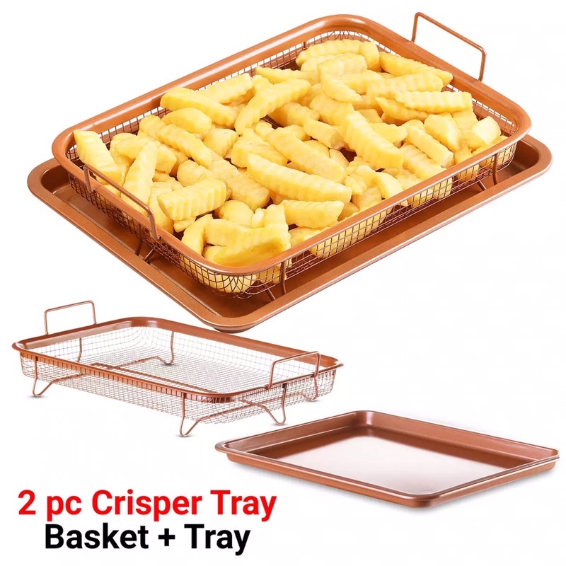 Cooper Crisper Tray Oven Tray Peniris Minyak Cooling Rack