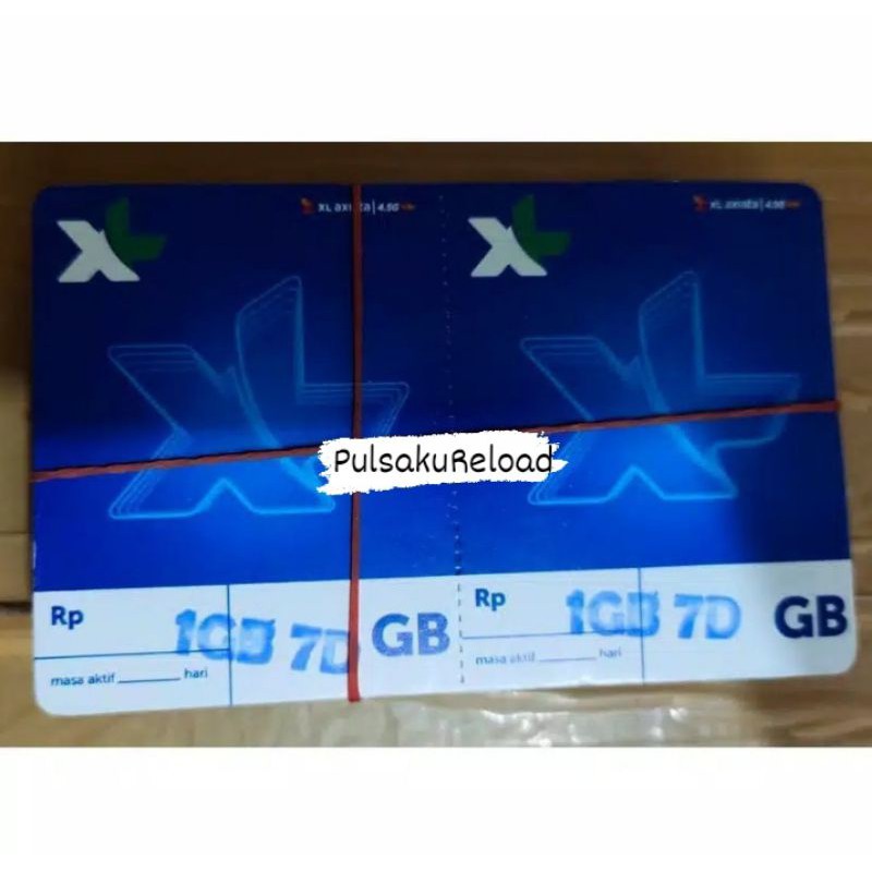[[ VCR ]] Voucher Data XL Axiata 1GB 7Hari Nasional