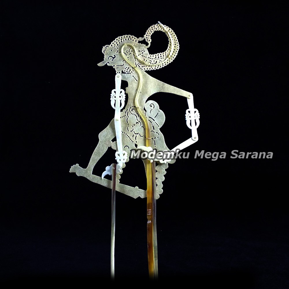 Souvenir Wayang Kulit Mini Caperan Super Putihan - Gatotkaca