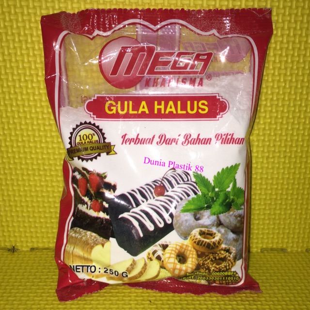 

isi 250gram GULA HALUS tepung GULA tepung HALUS bubuk manis bahan kue baking mix