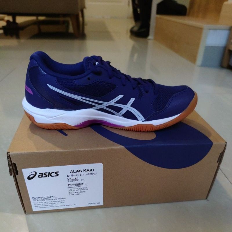 ASICS Gel Rocket 10 women sepatu badminton voli wanita