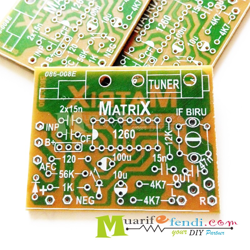 PCB Radio Tuner FM LA1260 MONO MATRIX 184