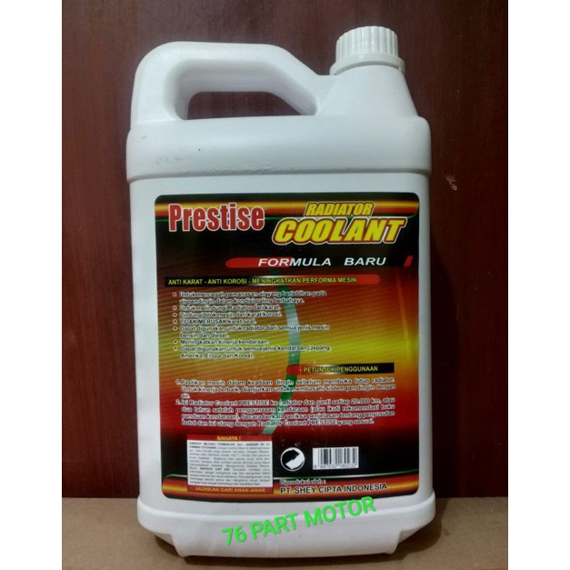 PROMO..!! AIR COOLANT AIR RADIATOR PRESTISE 5 LT WARNA MERAH