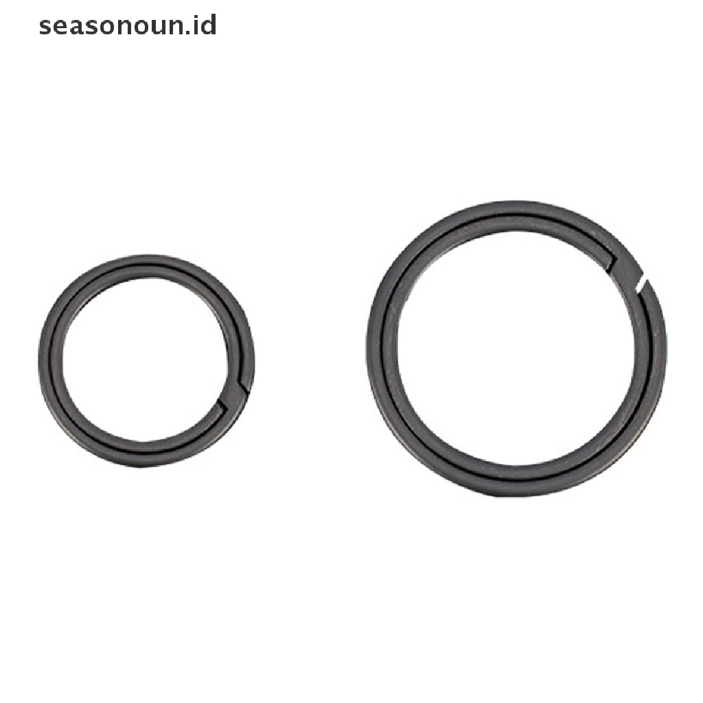 【seasonoun】 Titanium Alloy Key Rings Keychains Buckle Pendant Super Lightweight Car Keychain .