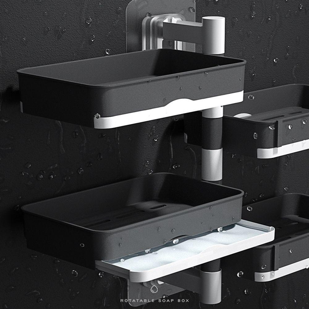 Preva Tempat Sabun Tempat Sabun Aksesoris Kamar Mandi Plastik Kotak Sabun Bebas Pukulan Kuat