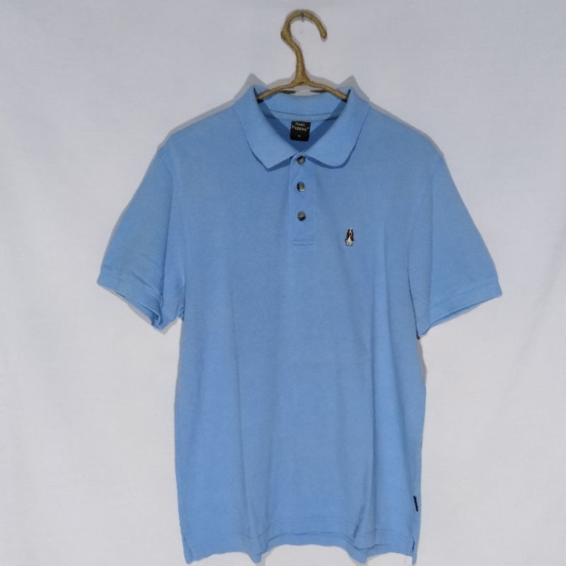 POLO HUSH PUPPIES PRIA BIRU SECOND ORIGINAL PRELOVED BRANDED IMPORT