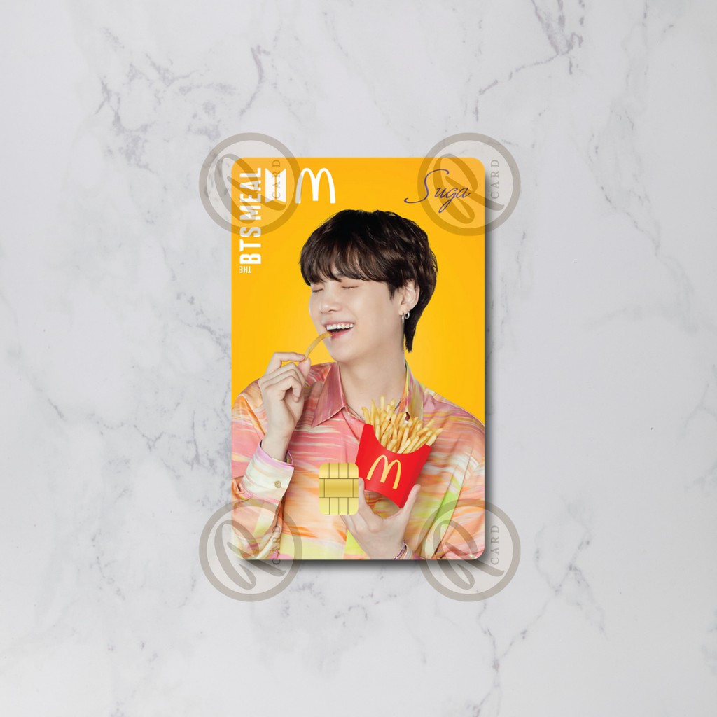 BTS MEAL SERIES - Card Cover Skin Sticker – PLIATA Stiker Kartu ATM, E-Money, E-Toll