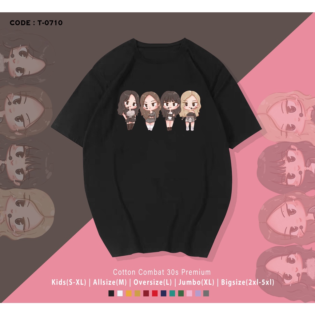 BLACKPINK THE SHOW / T-SHIRT / KAOS / KARAKTER MEMBER YGS / BLINKS