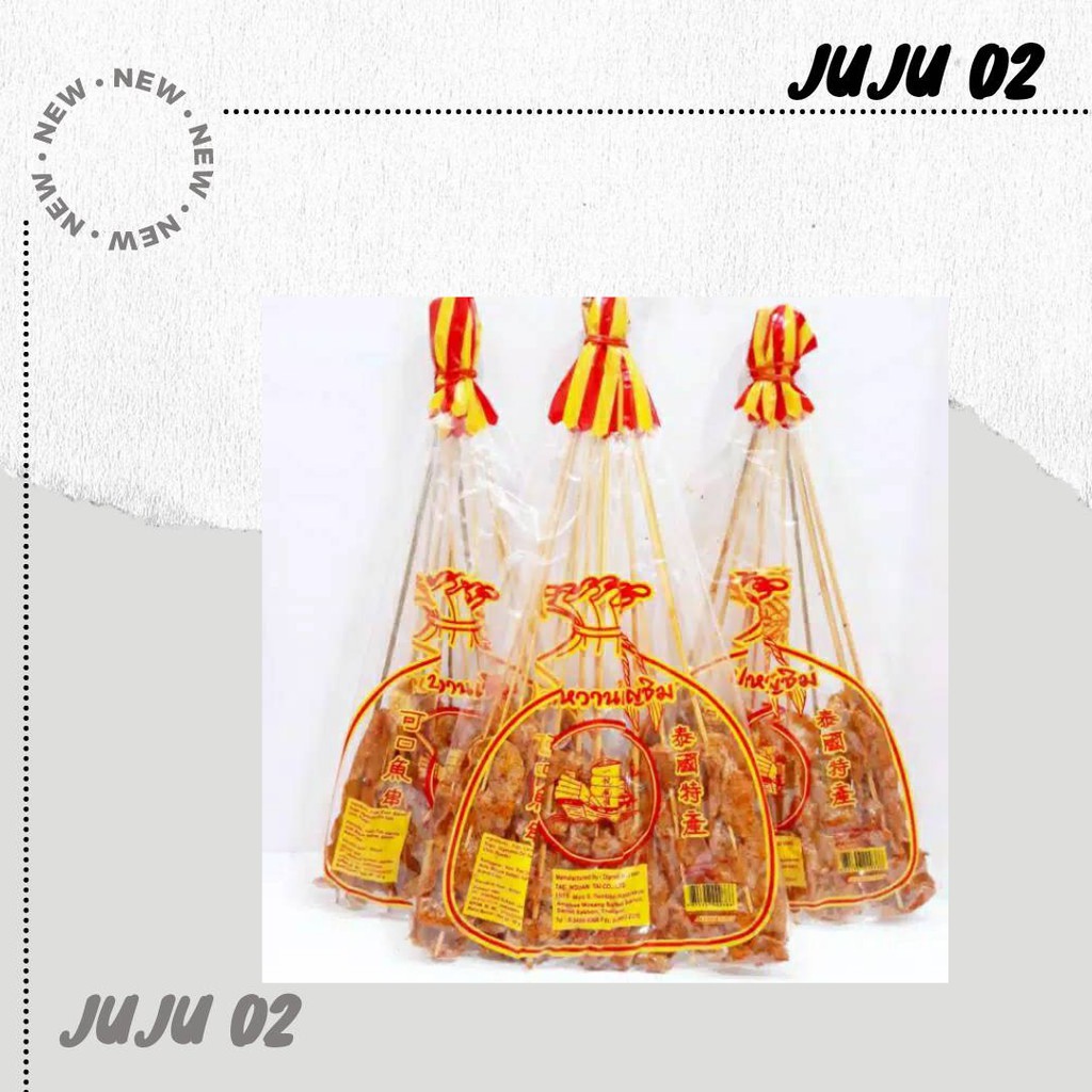 

Satay Jelly Fish/ Fish Satay / Sate Ikan 20gr