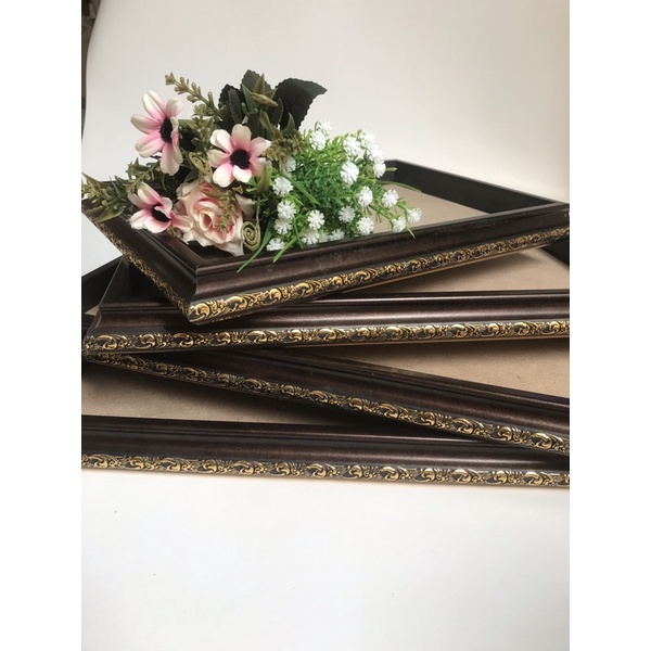 

isi 4 kotak seserahan frame fiber 3cm hantaran mahar